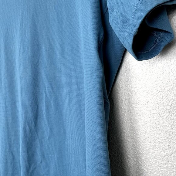 Lululemon Mens Blue Short Sleeve Running Tee Tshirt No Size - Picture 7 of 7